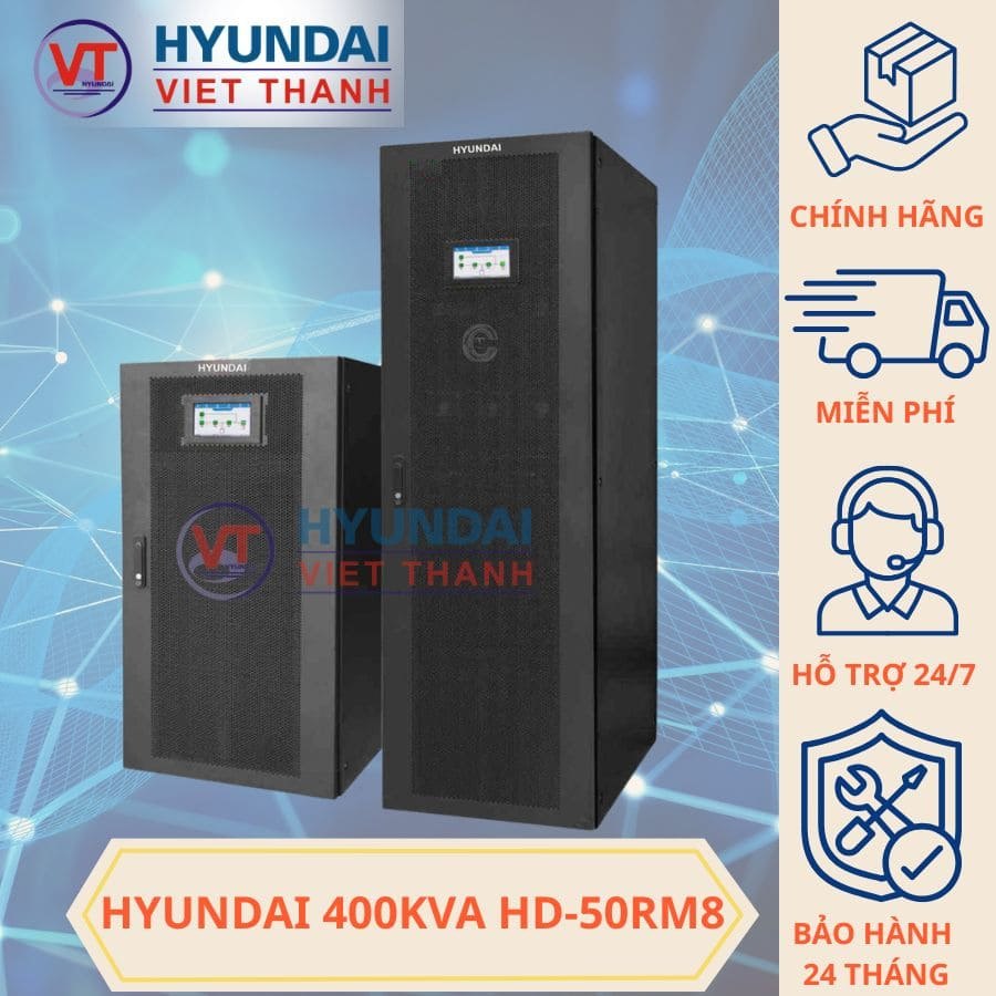 Bộ lưu điện Hyundai 400KVA HD50RM8