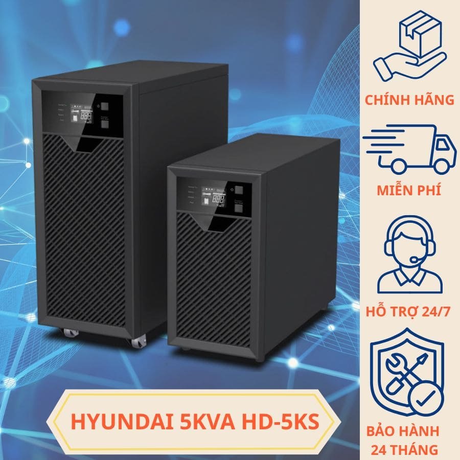 Bộ lưu điện Hyundai 5KVA HD5KS