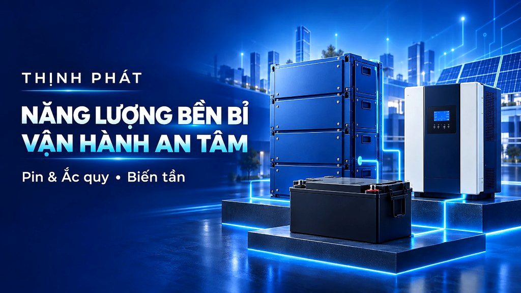 THỊNH PHÁT - Năng lượng bền bỉ, vận hành an tâm. Pin và Ắc quy, Biến tần